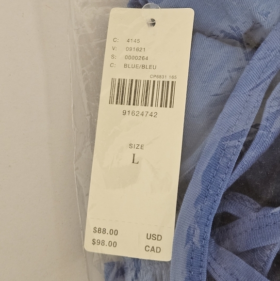 Anthropologie Scoop Neck Tie Back Mini Dress in Blue NWT - Picture 11 of 16